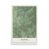 Map of Reading, Adams County, Pennsylvania, 12 x 18 inch unframed archival matte print