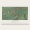 Rebersburg, Pennsylvania map print, the full design