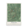 Map of Richland, Bucks County, Pennsylvania, 12 x 18 inch unframed archival matte print