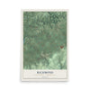 Map of Richmond, Berks County, Pennsylvania, 12 x 18 inch unframed archival matte print