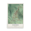 Map of Rimersburg, Pennsylvania, 12 x 18 inch unframed archival matte print