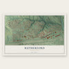 Rutherford, Pennsylvania map print, the full design