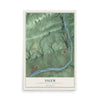Map of Salem, Luzerne County, Pennsylvania, 12 x 18 inch unframed archival matte print