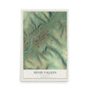 Map of Seven Valleys, Pennsylvania, 12 x 18 inch unframed archival matte print