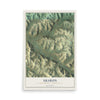 Map of Sharon, Potter County, Pennsylvania, 12 x 18 inch unframed archival matte print
