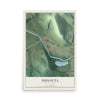 Map of Shelocta, Pennsylvania, 12 x 18 inch unframed archival matte print