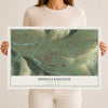 Map of Shinglehouse, Pennsylvania, 12 x 18 inch unframed archival matte print