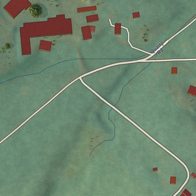 Close-up of the map of Skelp, Pennsylvania print showing street and building detail