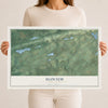Map of Slocum, Pennsylvania, 12 x 18 inch unframed archival matte print