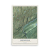 Map of Smithfield, Monroe County, Pennsylvania, 12 x 18 inch unframed archival matte print