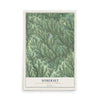 Map of Somerset, Washington County, Pennsylvania, 12 x 18 inch unframed archival matte print