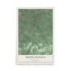 Map of South Annville, Pennsylvania, 12 x 18 inch unframed archival matte print