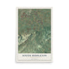 Map of South Middleton, Pennsylvania, 12 x 18 inch unframed archival matte print