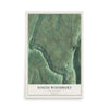 Map of South Woodbury, Pennsylvania, 12 x 18 inch unframed archival matte print