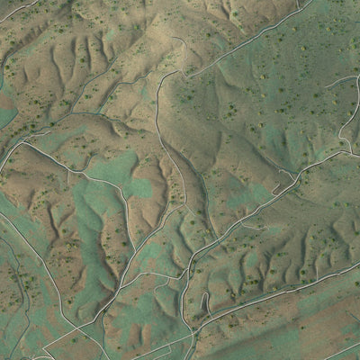 Second close-up of the map of Southwest Madison, Pennsylvania print showing more streets and buildings