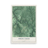 Map of Spring Creek, Elk County, Pennsylvania, 12 x 18 inch unframed archival matte print