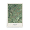 Map of Spring, Centre County, Pennsylvania, 12 x 18 inch unframed archival matte print