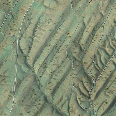 Second close-up of the map of Springfield, Huntingdon County, Pennsylvania print showing more streets and buildings