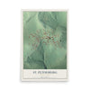 Map of St. Petersburg, Pennsylvania, 12 x 18 inch unframed archival matte print