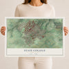 Map of State College, Pennsylvania, 12 x 18 inch unframed archival matte print