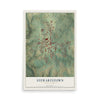 Map of Stewartstown, Pennsylvania, 12 x 18 inch unframed archival matte print