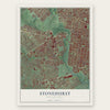 Stonehurst, Pennsylvania map print, the full design