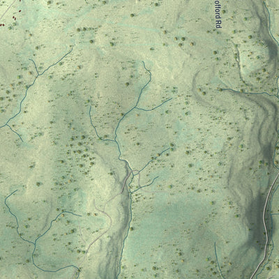 Close-up of the map of Sullivan, Pennsylvania print showing street and building detail