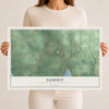 Map of Summit, Crawford County, Pennsylvania, 12 x 18 inch unframed archival matte print
