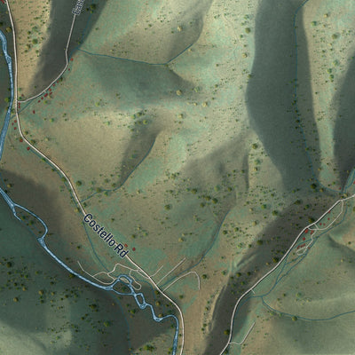 Close-up of the map of Sylvania, Potter County, Pennsylvania print showing street and building detail