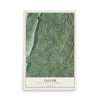 Map of Taylor, Fulton County, Pennsylvania, 12 x 18 inch unframed archival matte print