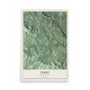 Map of Terry, Pennsylvania, 12 x 18 inch unframed archival matte print