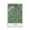 Map of Tilden, Pennsylvania, 12 x 18 inch unframed archival matte print