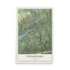 Map of Towamensing, Pennsylvania, 12 x 18 inch unframed archival matte print
