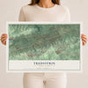 Map of Tredyffrin, Pennsylvania, 12 x 18 inch unframed archival matte print
