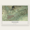 Tresckow, Pennsylvania map print, the full design