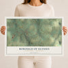Map of the Borough of Ulysses, Potter County, Pennsylvania, 12 x 18 inch unframed archival matte print