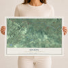 Map of Union, Berks County, Pennsylvania, 12 x 18 inch unframed archival matte print