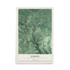 Map of Union, Clearfield County, Pennsylvania, 12 x 18 inch unframed archival matte print