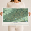 Map of Union, Schuylkill County, Pennsylvania, 12 x 18 inch unframed archival matte print