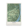 Map of Union, Snyder County, Pennsylvania, 12 x 18 inch unframed archival matte print