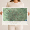 Map of Upper Chichester, Pennsylvania, 12 x 18 inch unframed archival matte print