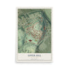 Map of Upper Hill, Pennsylvania, 12 x 18 inch unframed archival matte print