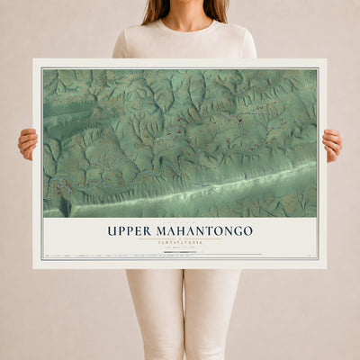 Map of Upper Mahantongo, Pennsylvania, 24 x 36 inch unframed archival matte print