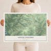 Map of Upper Oxford, Pennsylvania, 12 x 18 inch unframed archival matte print