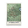 Map of Upper Southampton, Pennsylvania, 12 x 18 inch unframed archival matte print