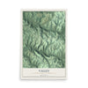 Map of Valley, Armstrong County, Pennsylvania, 12 x 18 inch unframed archival matte print