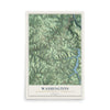 Map of Washington, Westmoreland County, Pennsylvania, 12 x 18 inch unframed archival matte print