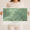 Map of West Caln, Pennsylvania, 12 x 18 inch unframed archival matte print