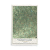 Map of West Pennsboro, Pennsylvania, 12 x 18 inch unframed archival matte print