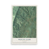 Map of West St. Clair, Pennsylvania, 12 x 18 inch unframed archival matte print
